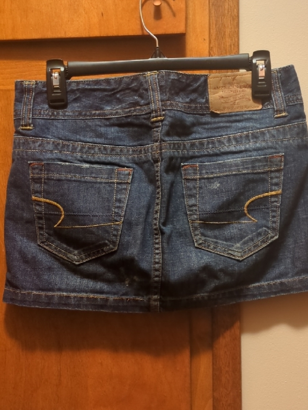 American Eagle Outfitters Dark Blue Denim Skirt - Picture 8 of 12
